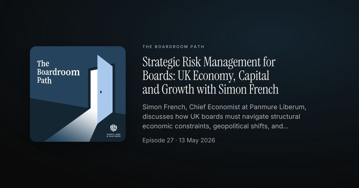 Strategic Risk Management for Boards: UK Economy, Capital and Growth ...